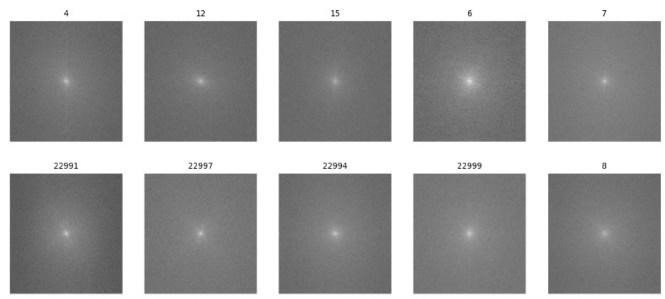 A group of squares with numbers
Description automatically generated